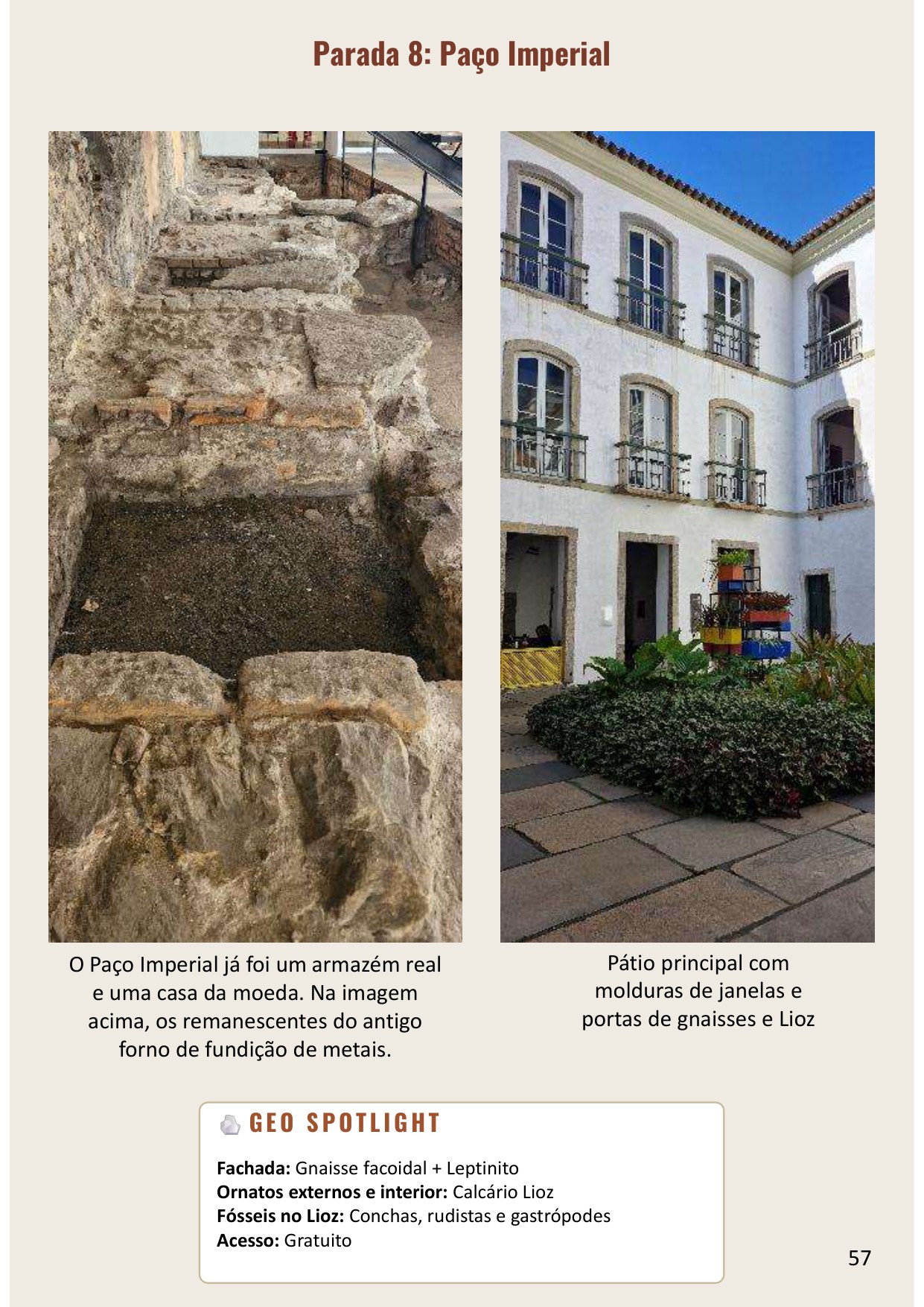 Página de amostra do e-book com o quadro Geo Spotlight